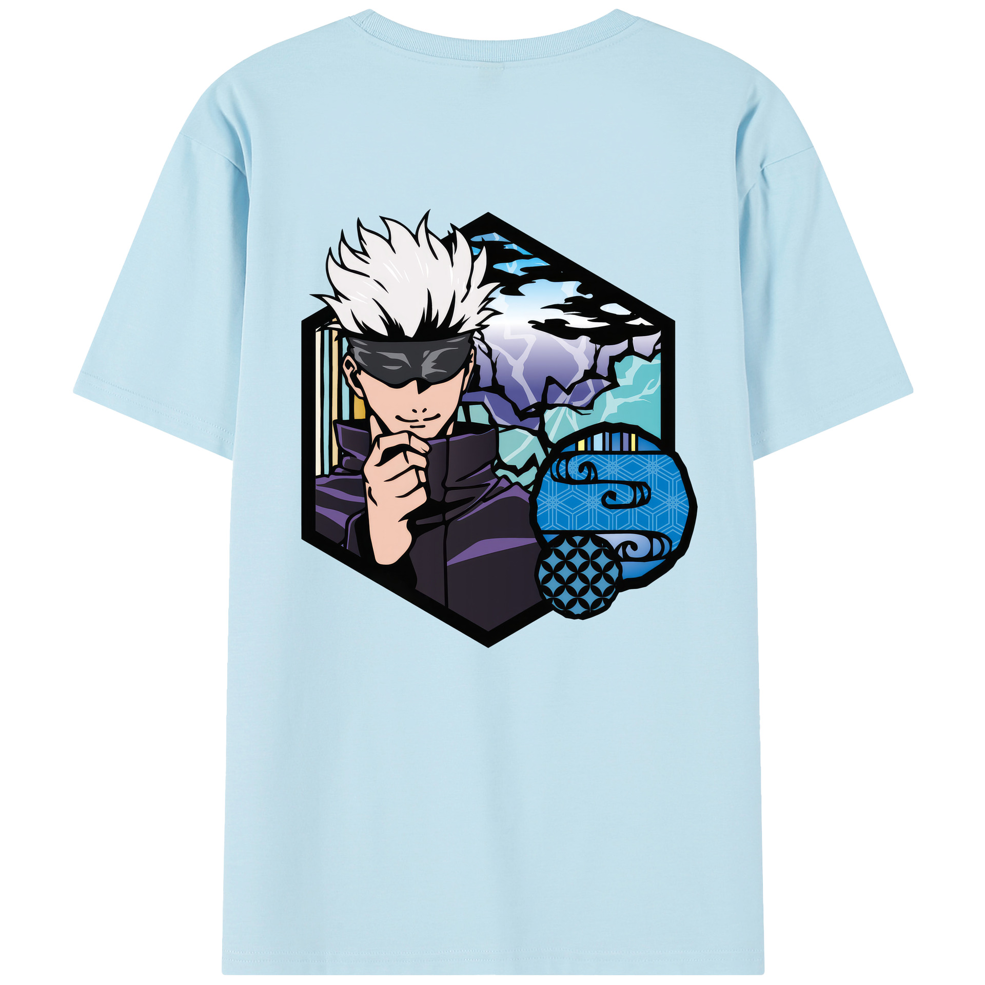 （画像用） 呪術廻戦 Jujutsu Kaisen 綿100％半袖Tシャツ（背面プリント）